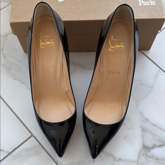 Christian Louboutin Black Women's Heels Size 39.5 - Picture 6 of 7